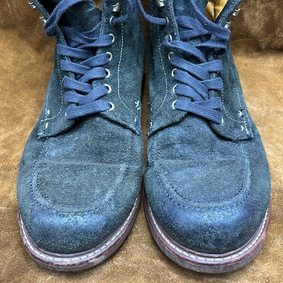 Rag & Bone Green Suede Rugged Ankle Boots - Picture 11 of 11
